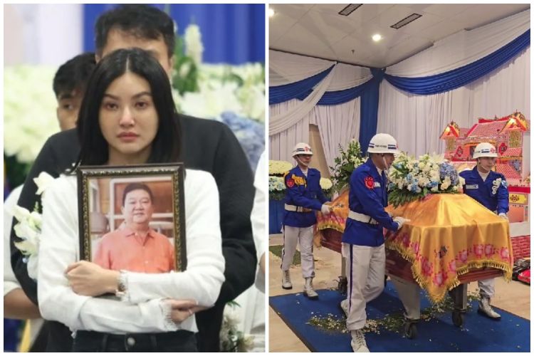 Tatapan Kosong Sarwendah Saat Mengantar Jenazah Sang Ayah ke Krematorium