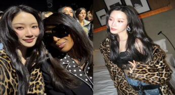Moon Ga Young Tampil Berani dengan Lace Bra dan Jaket Leopard di Milan Fashion Week 2025