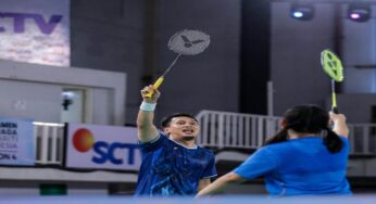 Ziva Magnolya dan Mohammad Ahsan tampil gemilang sebagai juara Badminton TOSI Season 4
