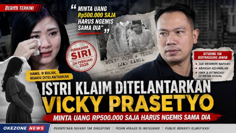 Istri Siri Vicky Prasetyo Mengaku Ditelantarkan, Klaim Nafkah Rp500 Ribu Saja Harus Memohon