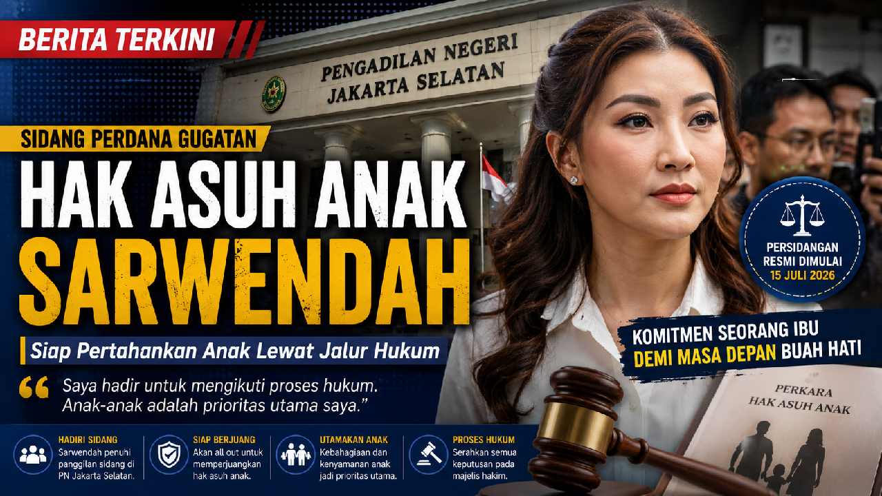 Sarwendah Tegaskan Siap Perjuangkan Hak Asuh Anak Lewat Jalur Hukum