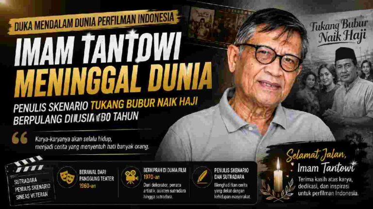 Imam Tantowi Meninggal Dunia, Warisan Sang Sineas Tetap Hidup