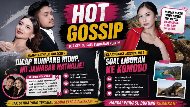 Nathalie Holscher Jawab Cibiran soal Suami, Jessica Mila Klarifikasi Liburan Komodo