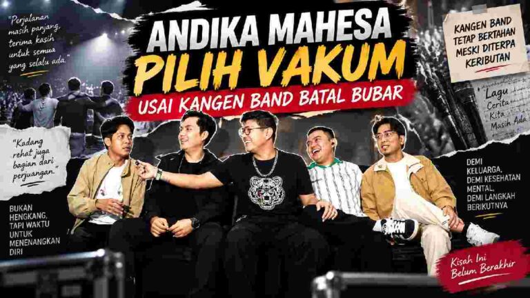 Andika Mahesa Pilih Vakum, Kangen Band Bertahan di Tengah Konflik Internal