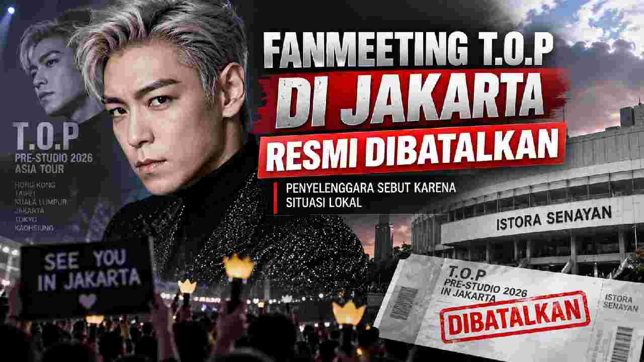 Fanmeeting T.O.P di Jakarta Batal, Penantian Penggemar Berakhir Mengecewakan