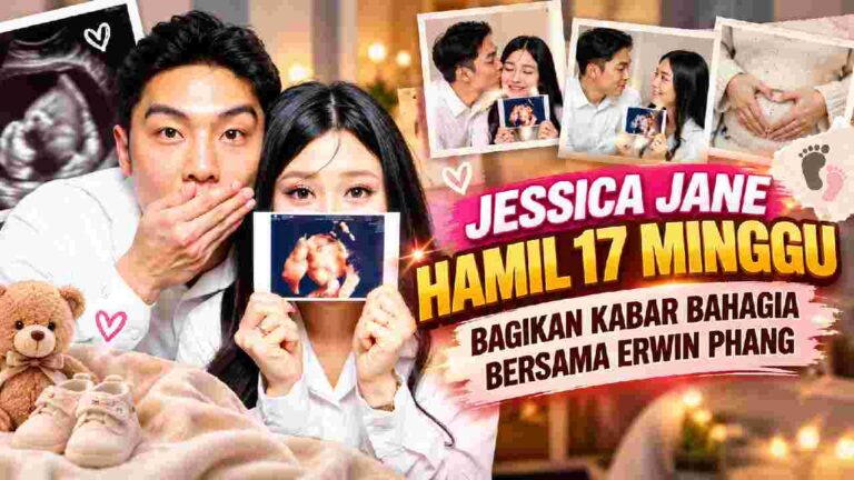 Jessica Jane Hamil 17 Minggu, Bagikan Kabar Bahagia Bersama Erwin Phang