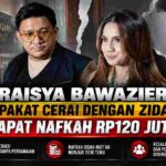 Raisya Bawazier dan Zidan Sepakat Berpisah, Nafkah Rp120 Juta Jadi Titik Temu