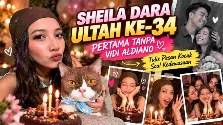 Sheila Dara Rayakan Usia 34 Tahun dengan Humor di Tengah Babak Baru