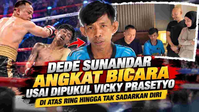 Dede Sunandar Ungkap Kondisinya Usai Blackout di Ring Vicky Prasetyo