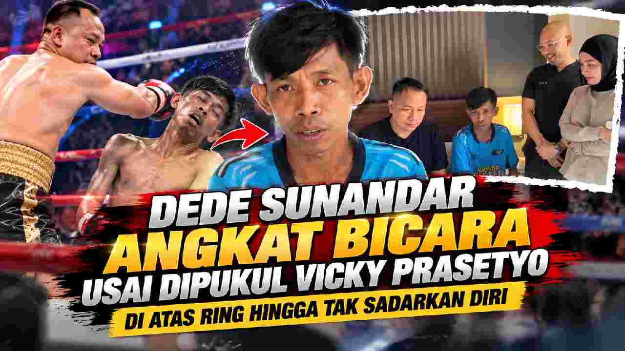Dede Sunandar Ungkap Kondisinya Usai Blackout di Ring Vicky Prasetyo