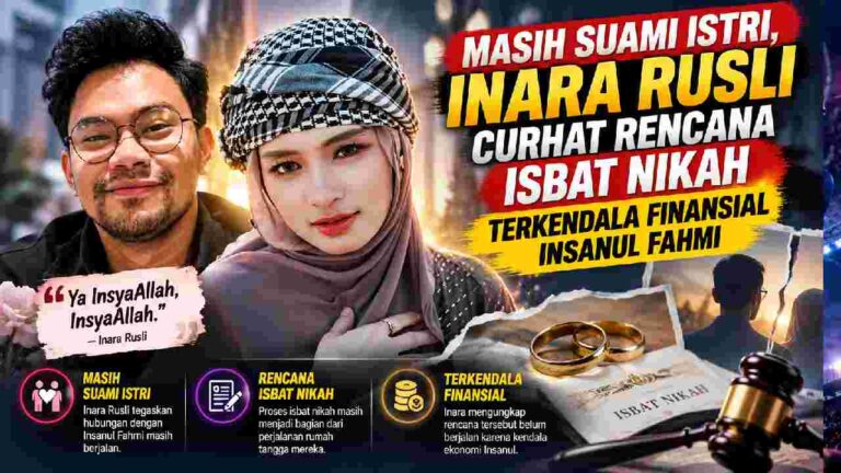 Inara Rusli Tegaskan Masih Menjadi Istri Insanul Fahmi, Isbat Nikah Terkendala Finansial