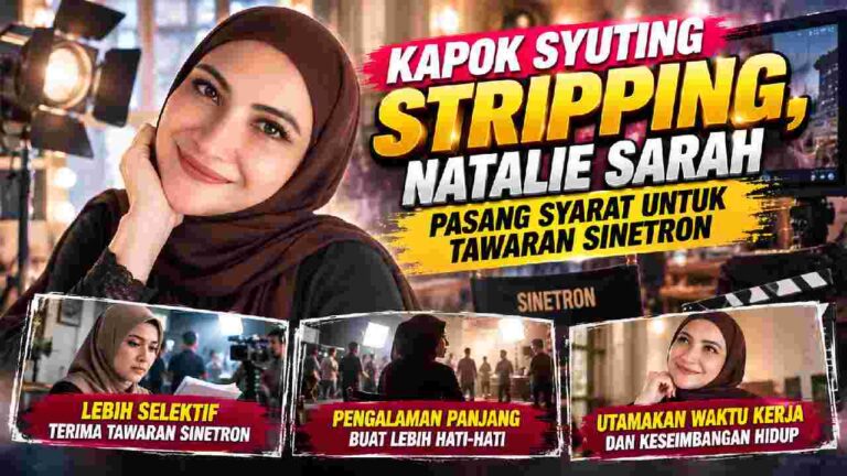 Kapok Syuting Stripping, Natalie Sarah Pasang Syarat untuk Tawaran Sinetron