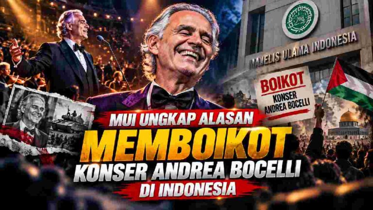 MUI Ungkap Alasan Boikot Konser Andrea Bocelli di Indonesia