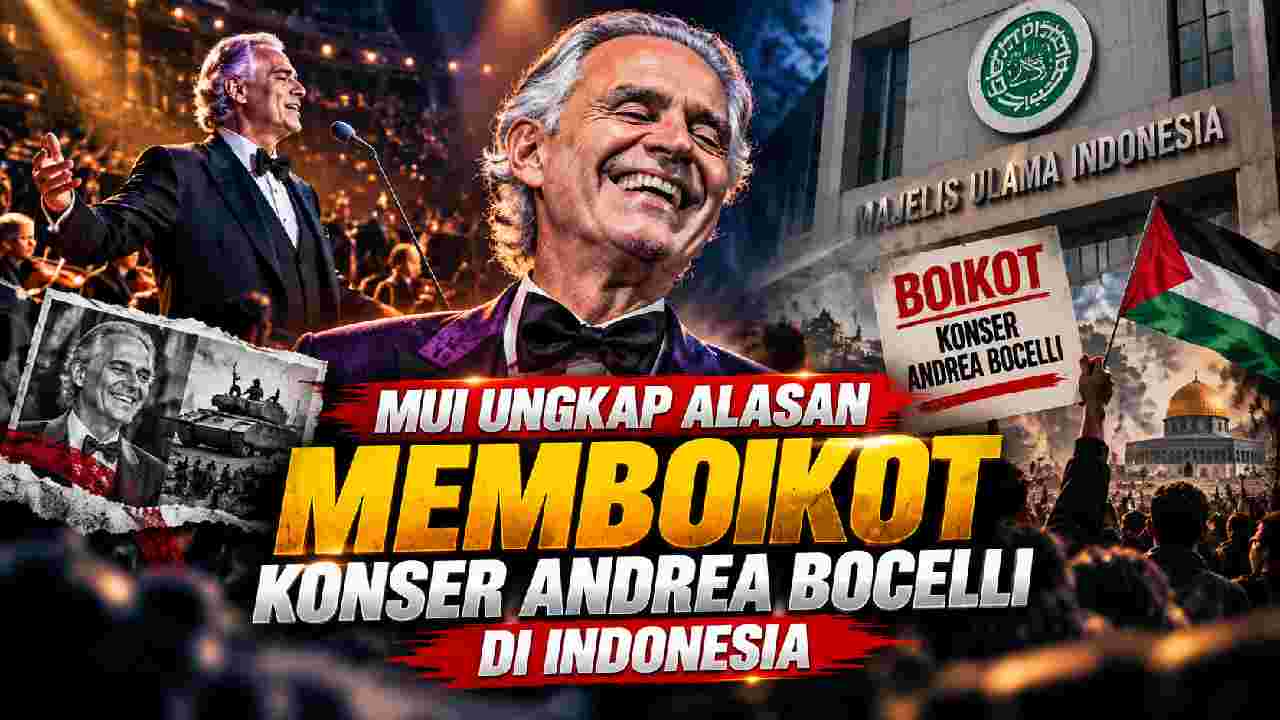 MUI Ungkap Alasan Boikot Konser Andrea Bocelli di Indonesia