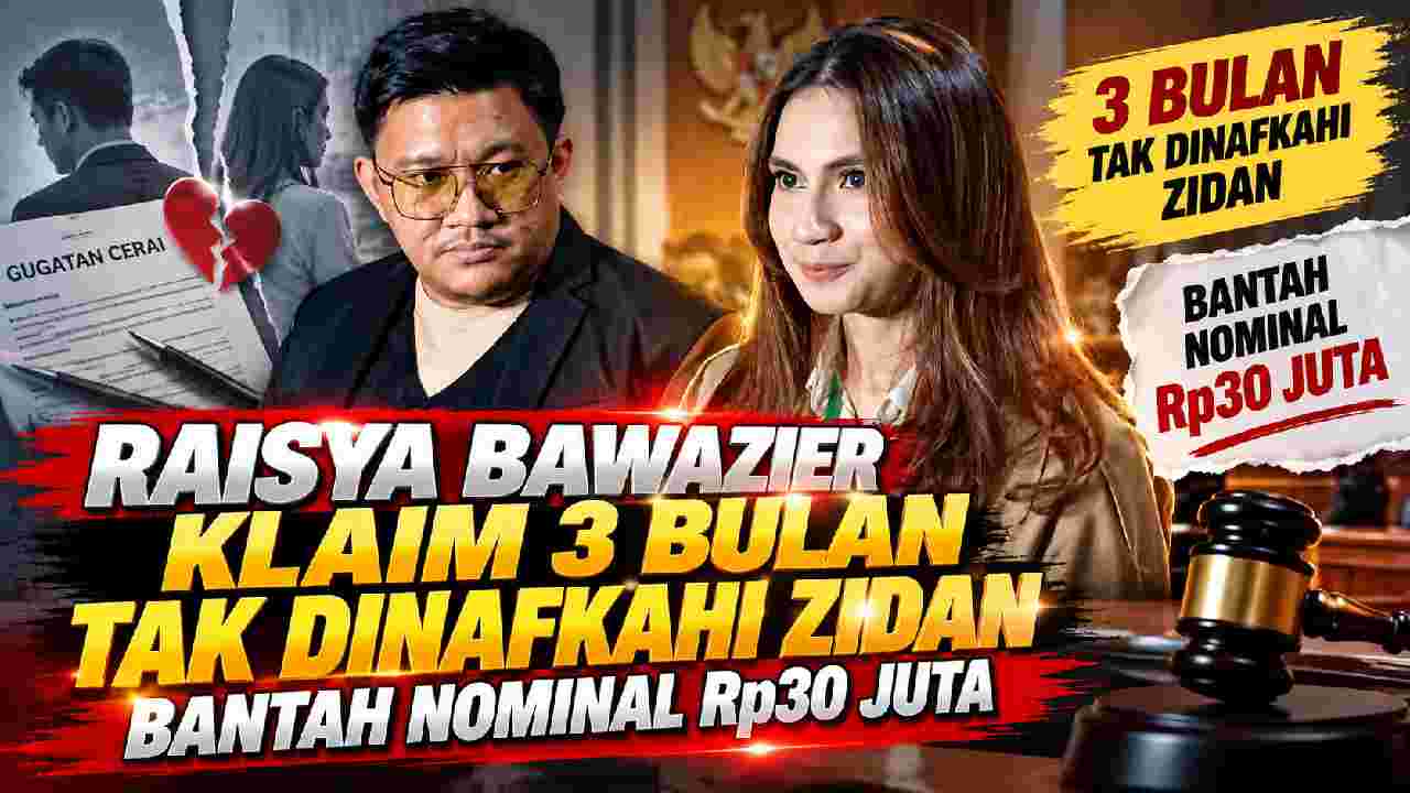 Raisya Bawazier Klaim Tiga Bulan Tak Dinafkahi Zidan di Tengah Proses Cerai