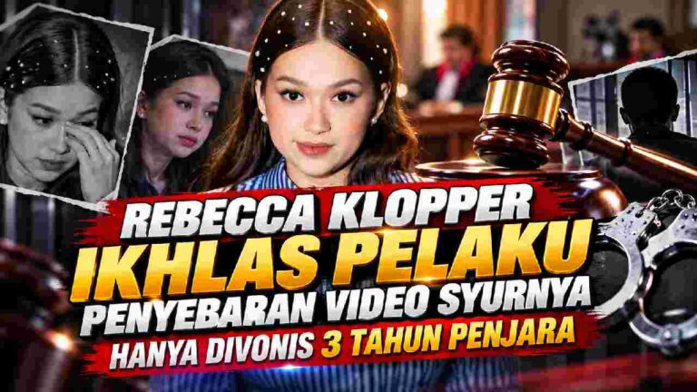 Rebecca Klopper Ikhlas Pelaku Penyebaran Video Pribadi Divonis Tiga Tahun