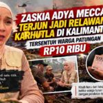Zaskia Adya Mecca Turun ke Lokasi Karhutla, Tersentuh Perjuangan Relawan Mandiri